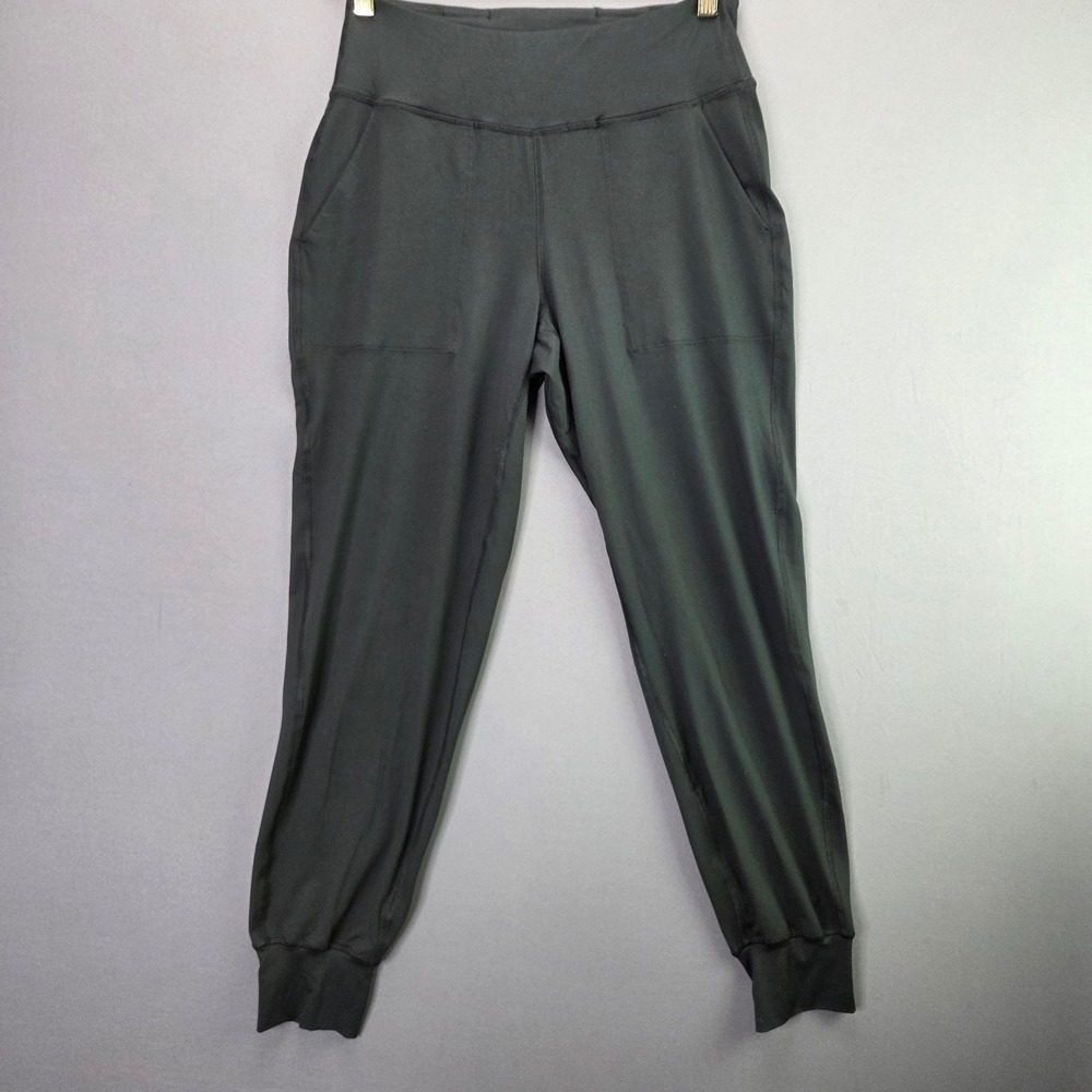 Kyodan Joggers High Waisted Activewear Pants Medium Green Pockets Athletic Yoga